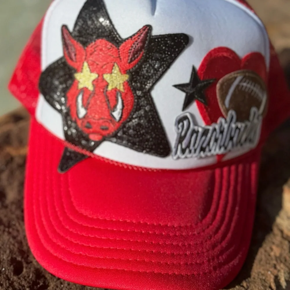 Custom designed hats you pick theme/colors christmas Halloween sports Disney